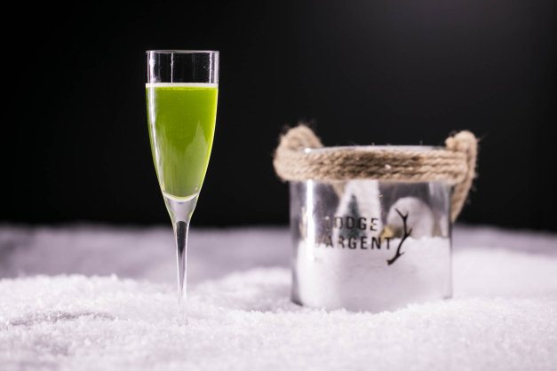 lodge d'argent green champagne